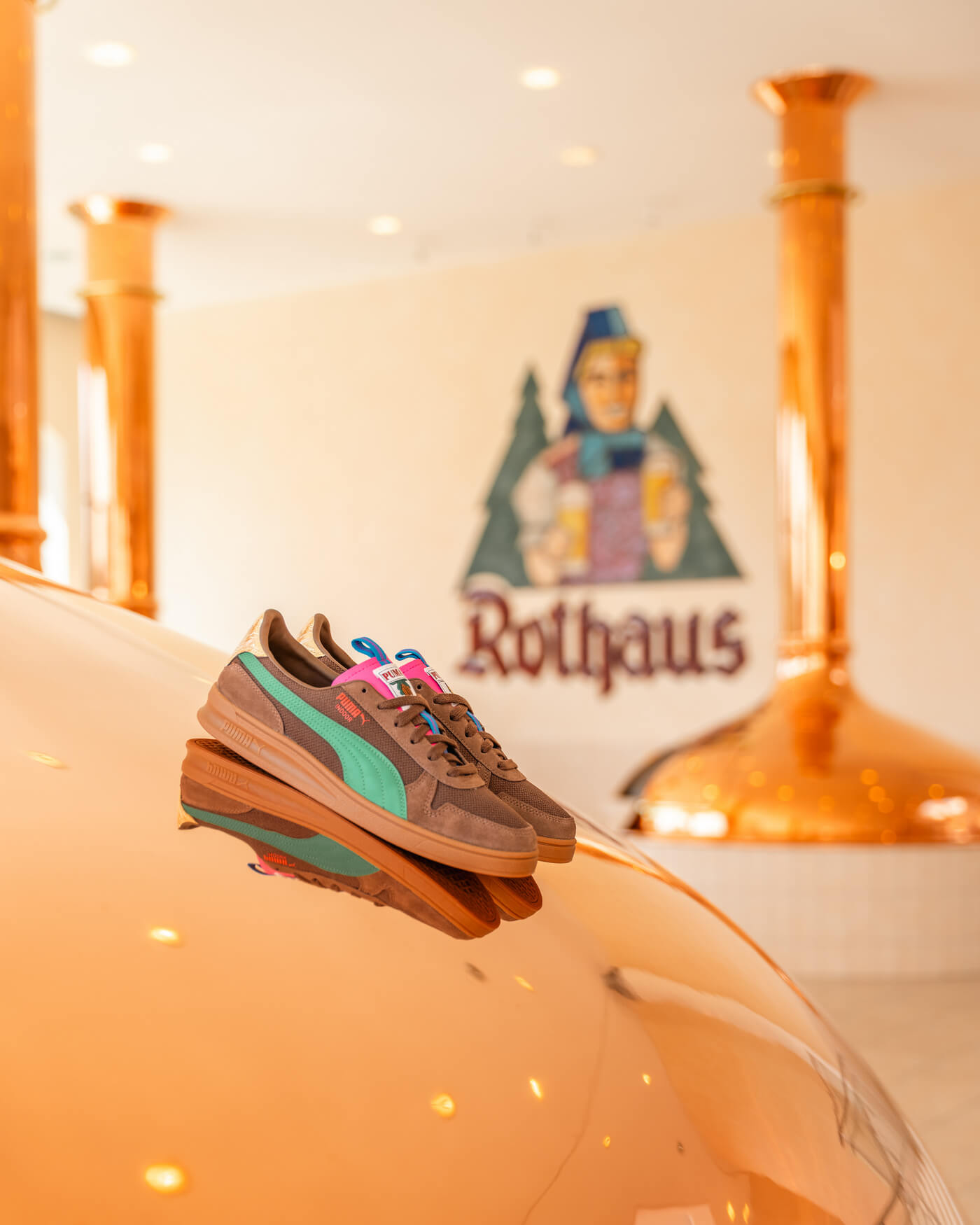 Puma x Rothaus: Schwarzwälder Kultbier wird zum Sneaker - Falstaff