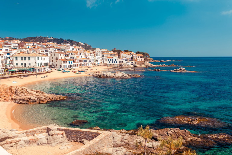 Small but exquisite: the crystal-clear water and inviting coves at the beach of Calella de Palafrugell.