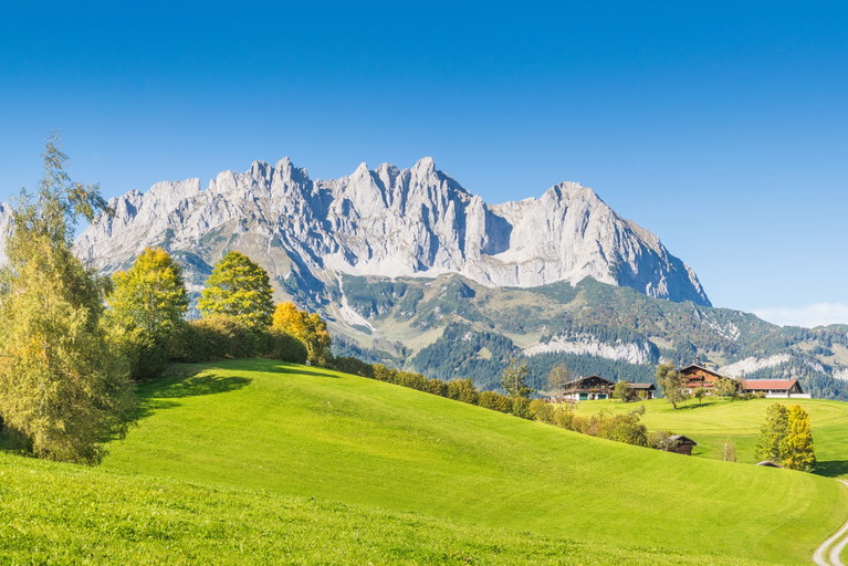 Aussicht auf den Wilden Kaiser
