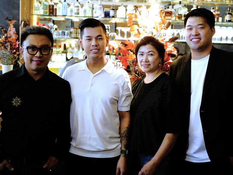 Brunch-Pioniere: Restaurant-Manager Mike, Christian Wu, Tuyet Phoung Tarn und Stephan Tarn (v.l.n.r.).