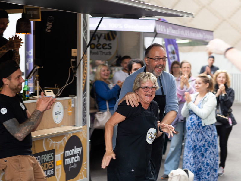 Jeanette und George an den Swiss Street Food Awards 2024.