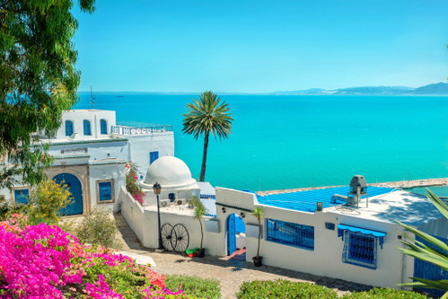 Das tunesische Küstendorf Sidi Bou Said