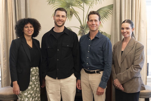 Das Team hinter »Lakrids by Bülow«: Patricia Winkel Pederson, Kristian Kreis, Frederik Nilsson und Mia Vetner (v. l. n. r.)