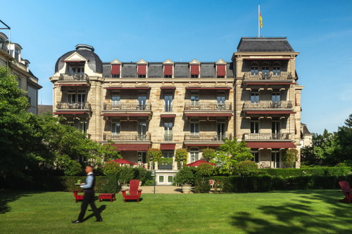 Die Gartenanlage des Hauses.