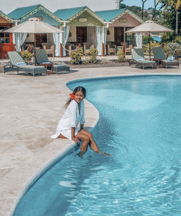 Im »Bequia Beach Hotel« genießen Gäste karibischen Lifestyle