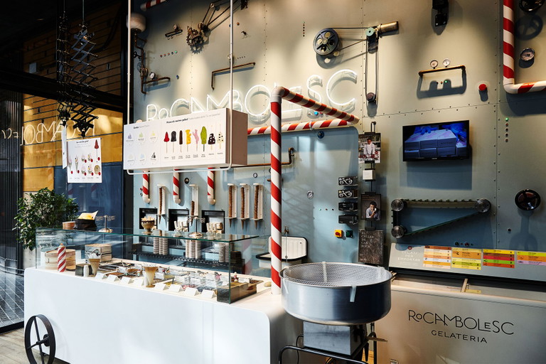 In der Eiscreme-Fabrik von Rocambolesc.