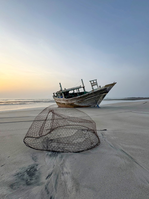 Symbol maritimer Tradition: Dhau-Boote, einst für den Handel gebaut.