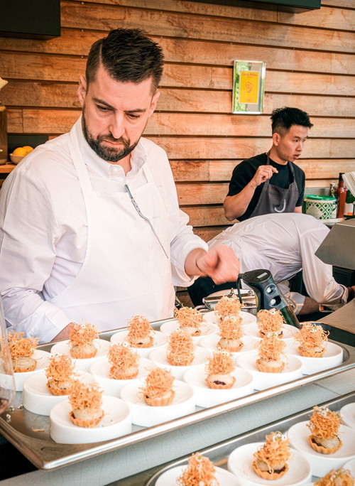 Wie in der »Chefs Edition« zeigte sich auch in Kirk Westaways Amuse-Bouche die filigrane Ausrichtung auf Feinheit.