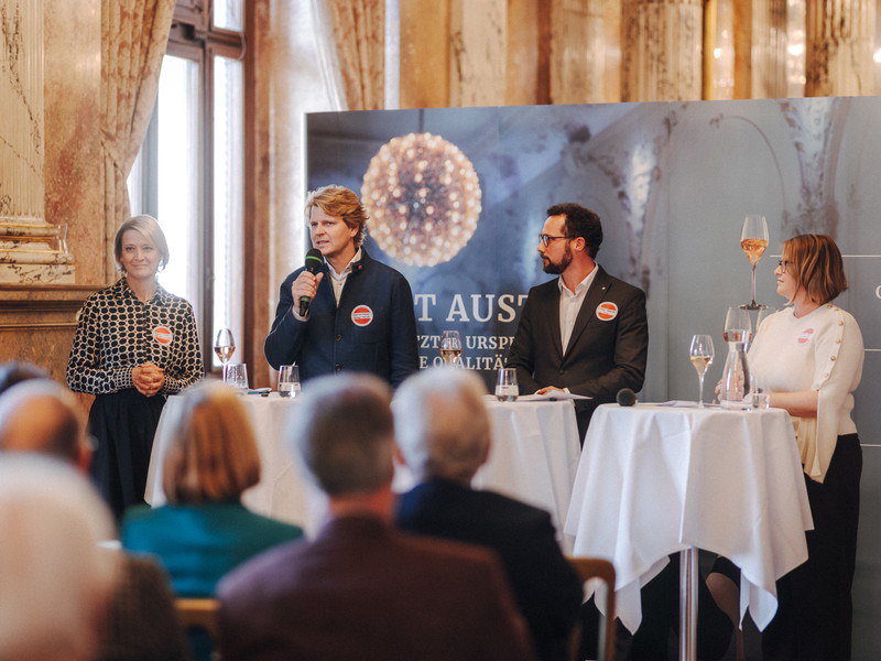 Dagmar Gross, Michael Malat, Georg Schullian und Aurore Jeudy.