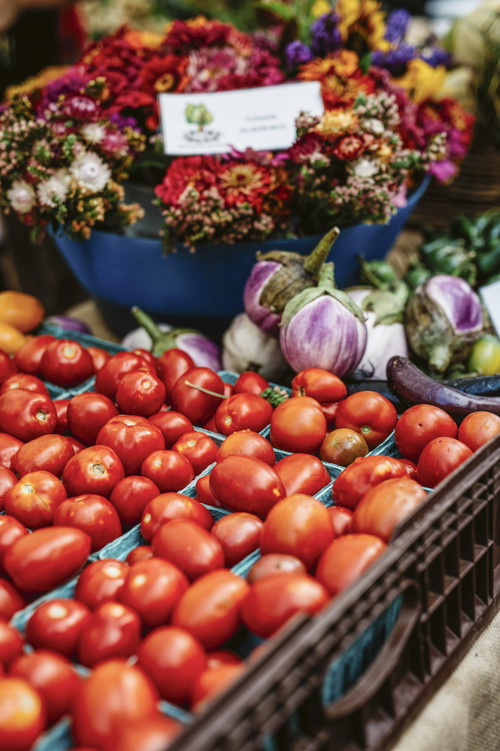 Tomaten dürfen in der römischen Küche nicht fehlen