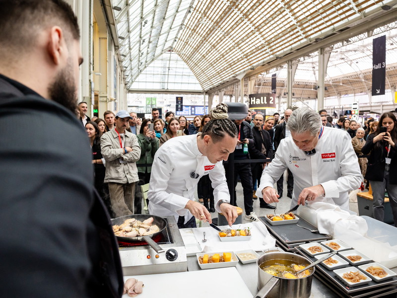 Danny Khezzar und Michel Roth im Gare de Lyon