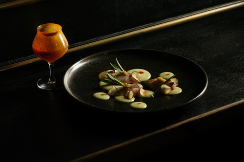 Tiradito abbinato con Mr. Matsumoto