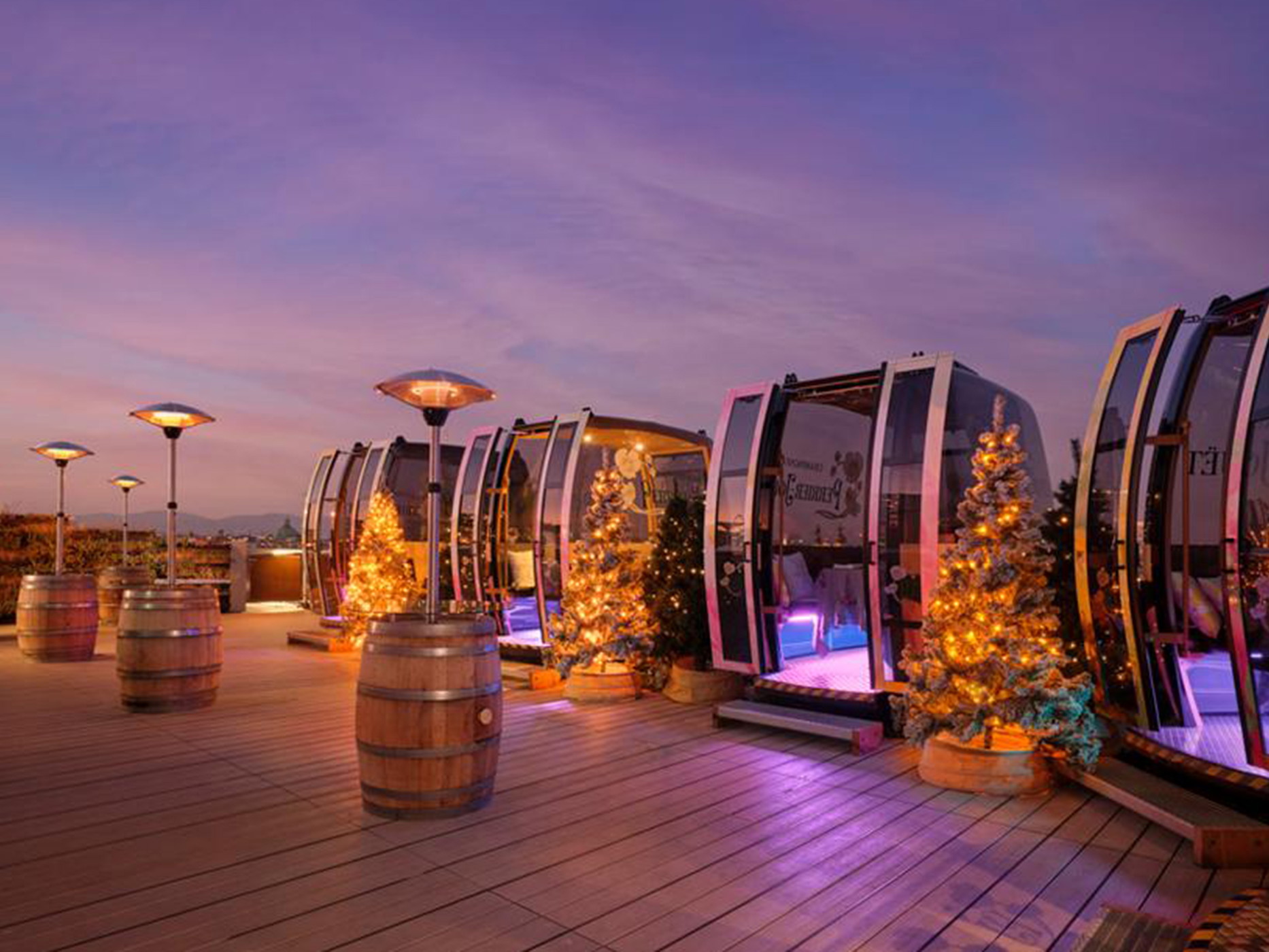 Die Perrier-Jouët Winter Terrace bietet ein unvergessliches Après-Ski-Erlebnis im Herzen von Wien.