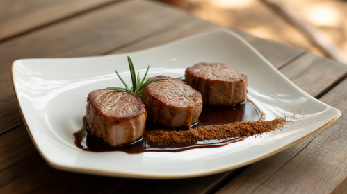 Filetto di maiale al caffè
