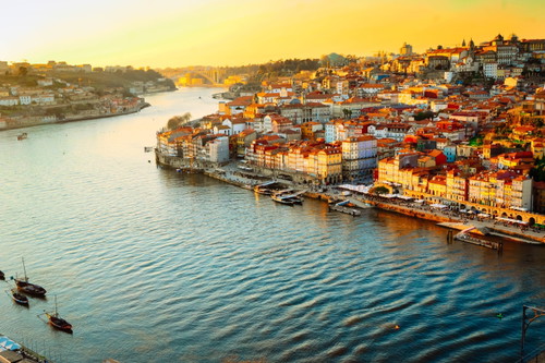 Blick auf Porto