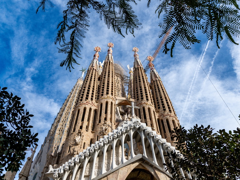 Die Sagrada Família in Barcelona