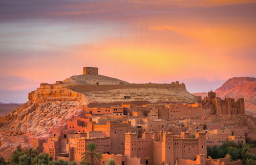 Historische Kasbah in Marokko