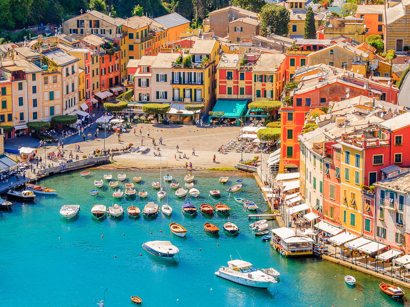 Ein Blick auf Portofino