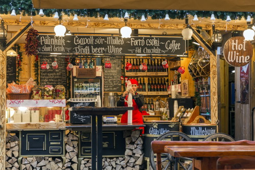 Weihnachtsmarkt am Vörösmarty Platz, Budapest