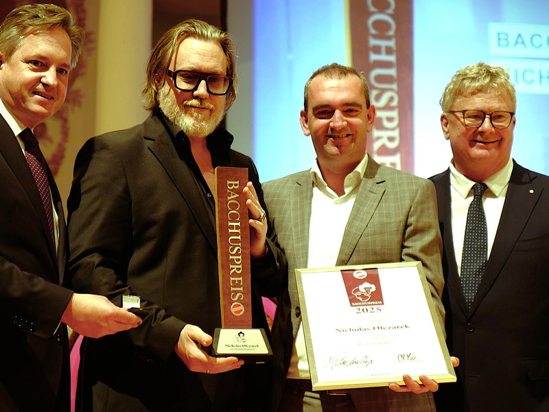 V.l.n.r.: Johannes Schmuckenschlager, Nicholas Ofczarek, Herbert Oschep und Chris Yorke 