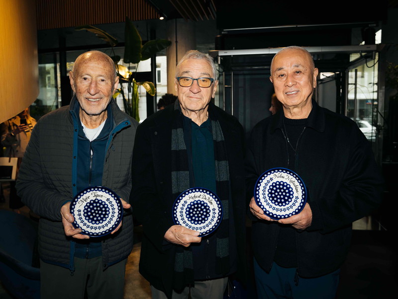 Meir Teper, Robert de Niro, Nobu Matsuhisa