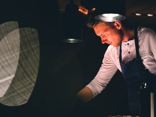 Julian Stieger, Küchenchef des «Rote Wand Chef’s Table».