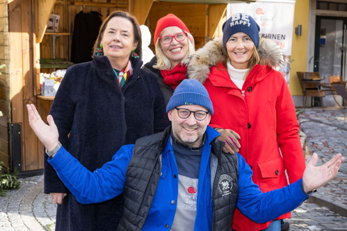 Slow Food trifft Wildshut: Ilse Fischer, Alex Picker (Slow Food Salzburg Präsidentinnen), Stiegl Bräuin Alessandra Kiener und der Kärntner Slow Food Pionier Herwig Ertl.