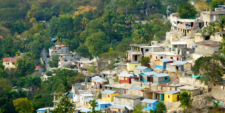 Haitianische Häuser