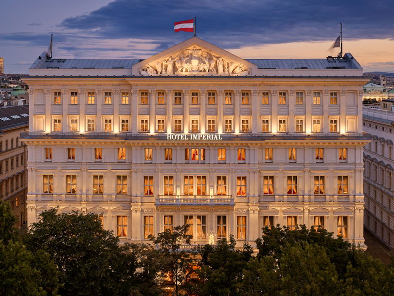Das Hotel Imperial am Kärtner Ring in Wien.
