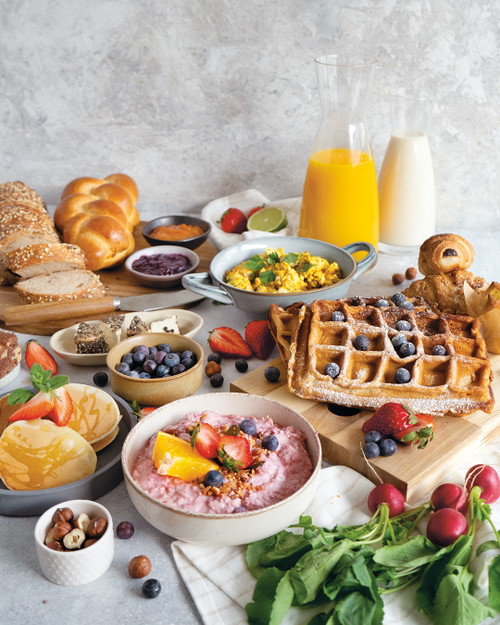 So sieht das Brunch-Angebot im «tibits» aus.
