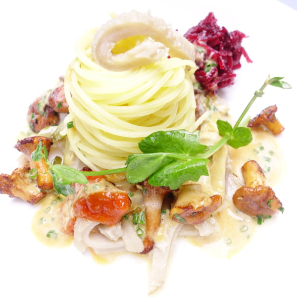 Kalbs-Kutteln à la Stroganoff