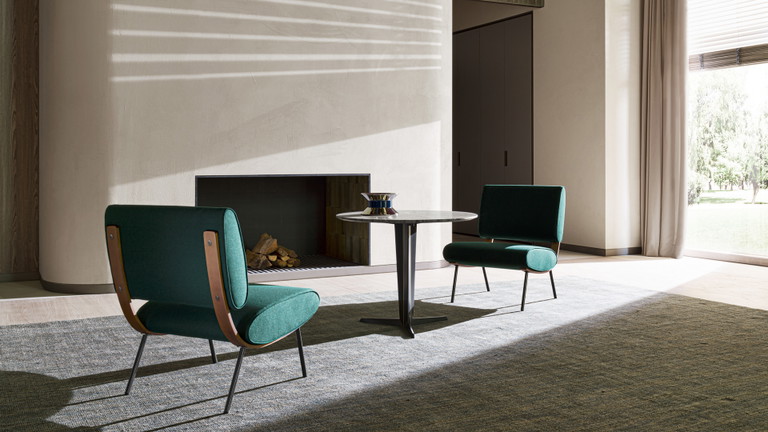 Le poltroncine Round D.154.5 di Molteni&amp;C, dal design di Gio Ponti 