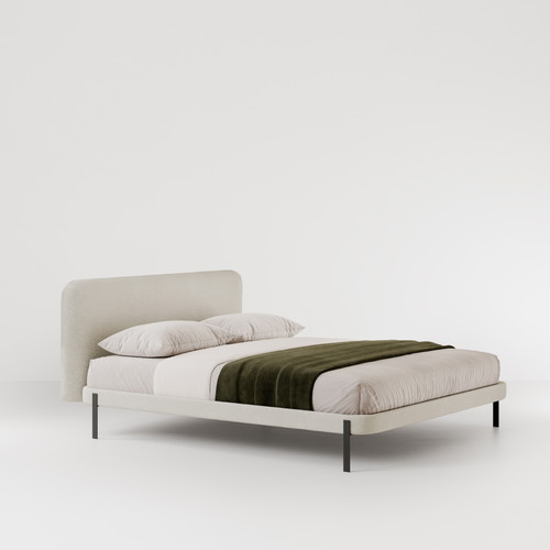 Il letto imbottito Joy di Bolzan, con design di Zanellato/Bortotto