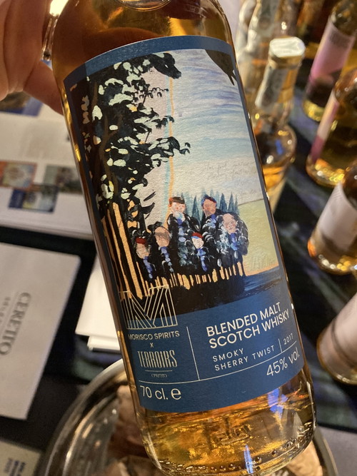 Morisco Spirits x Ceretto, (Peated) Blended Malt Scotch Whisky 2017, 45% vol.
