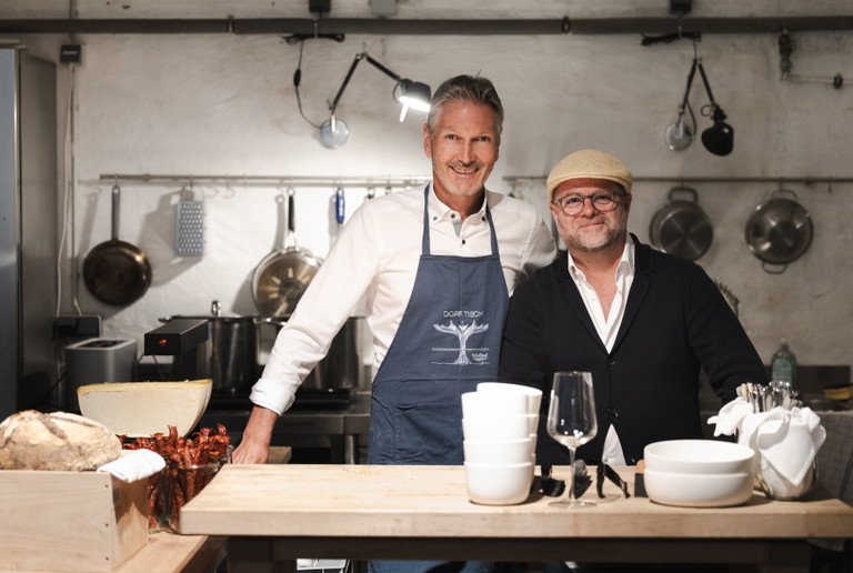 Martin Prodinger mit Clemens Riedl
