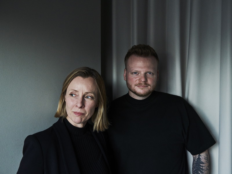 CEO of Spora Mette Johnsen & chef Rasmus Munk