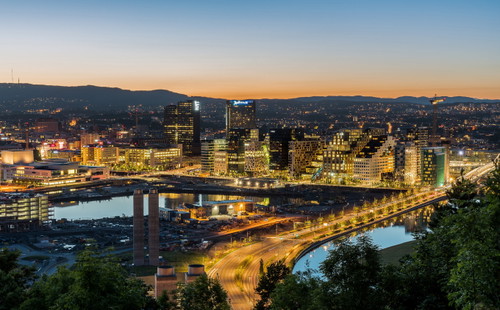 Oslo's city center