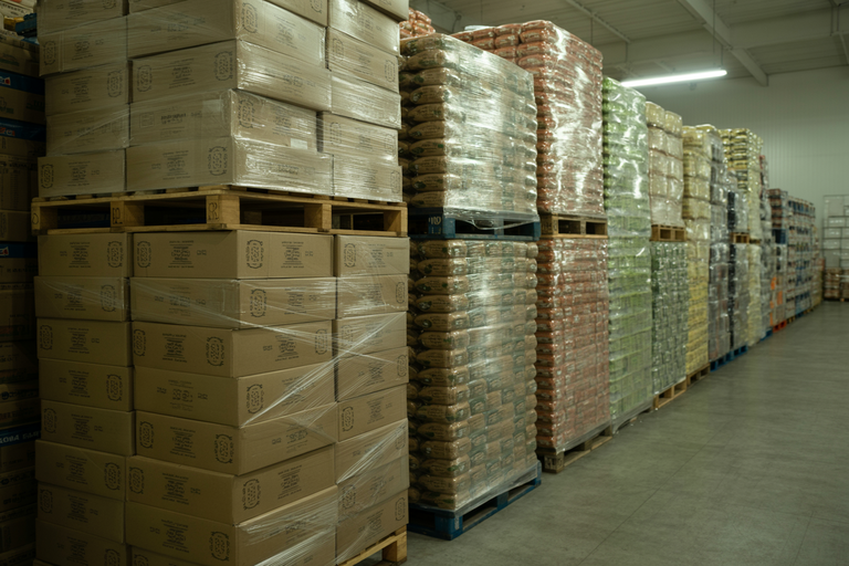 A volte i prodotti rimangono stoccati nei magazzini dei produttori, non raggiungendo nemmeno i negozi.