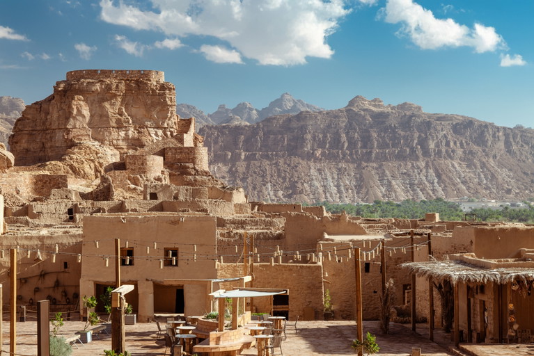 Altes AlUla Dorf in Saudi-Arabien

