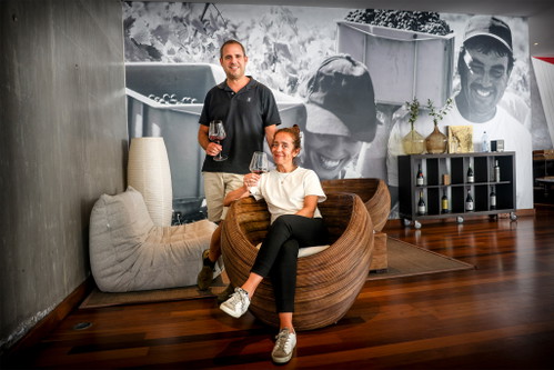 Pedro Ribeiro und Catarina Vieira vom portugiesischen Weingut Rocim