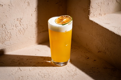 El Burro de los Muertos with Mezcal, passion fruit, fresh lime and ginger beer