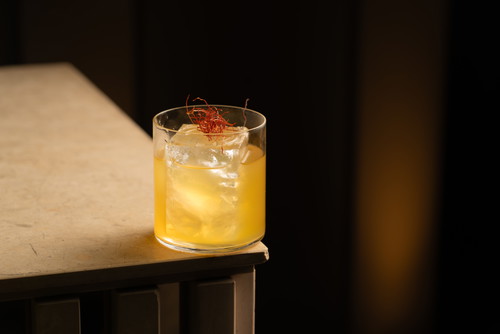 Un cocktail preparato con Lapsang Souchong