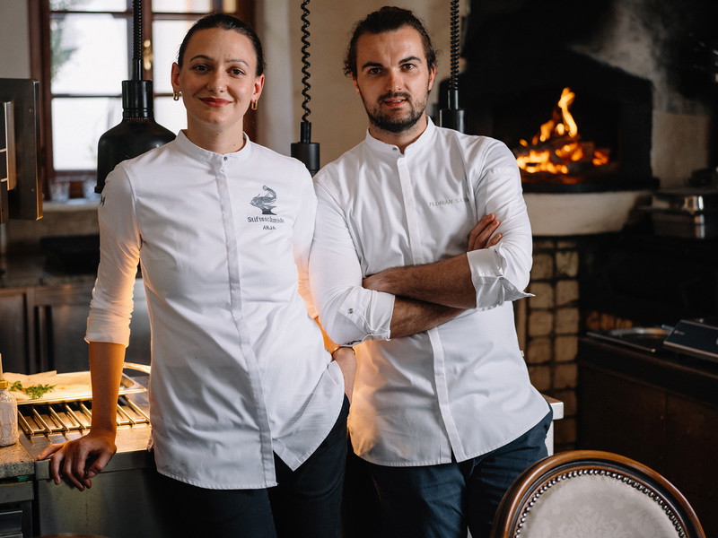 Anja Petschauer und Florian Satran