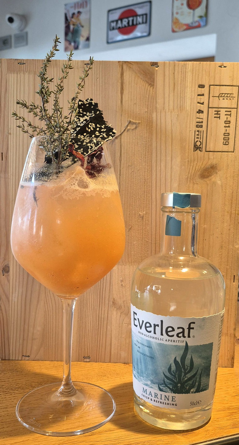 Zero Waste, il cocktail analcolico del Relais Almaranto