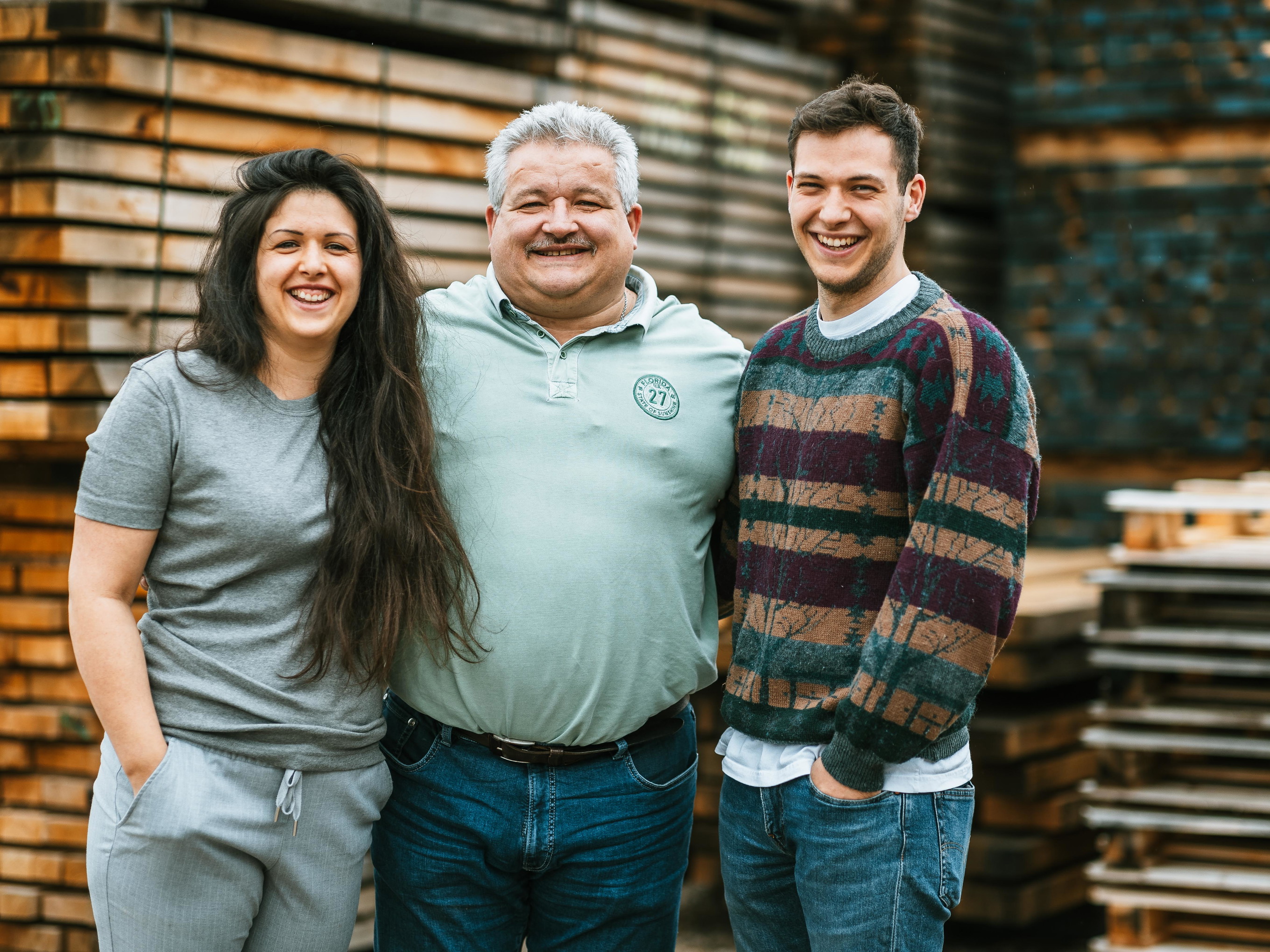 Jennifer, Gernot und Manuel Schön.