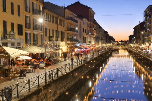 Mailands Aperitivo-Viertel an den »Navigli«