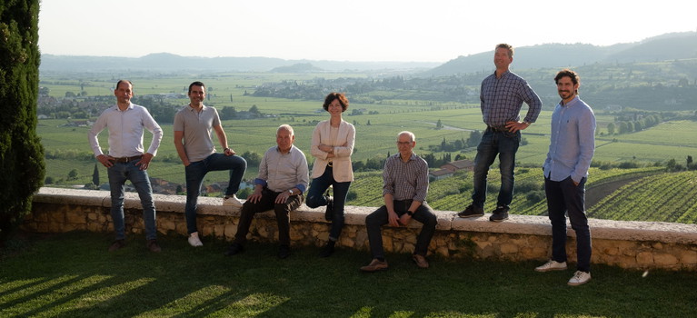 La famiglia Speri, assieme a Carlo