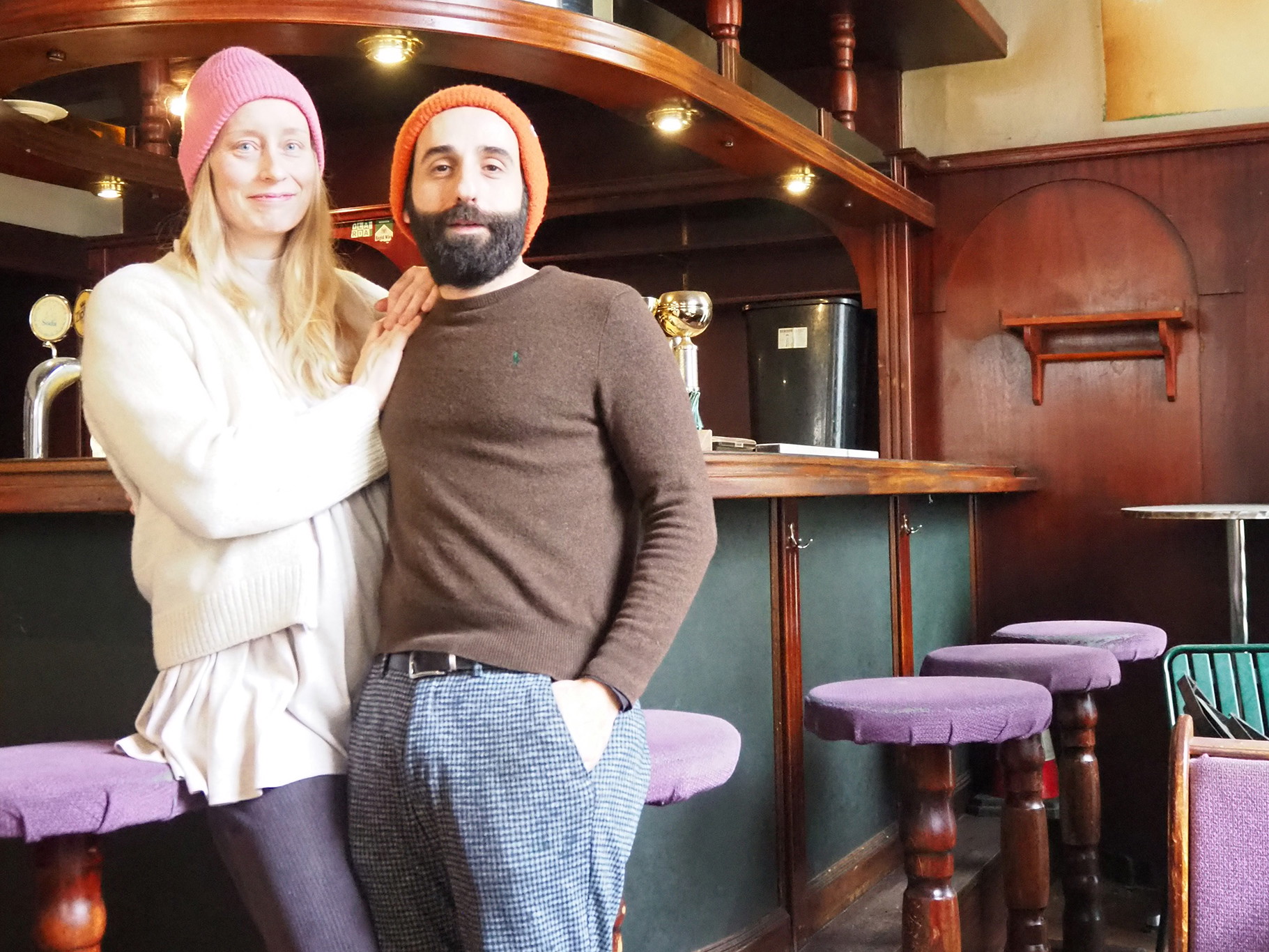 Britt Kamper und Manuel Bartolacci in ihrem neuem Lokal.