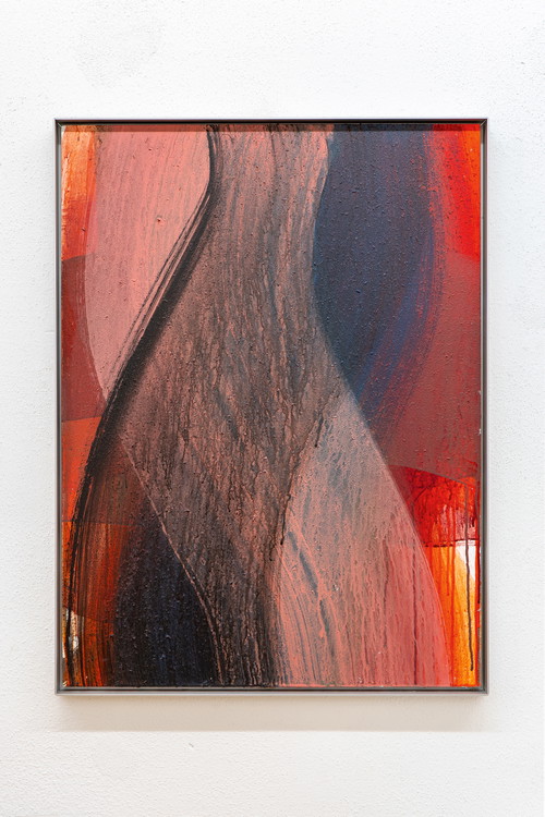Arnulf Rainers »Schwarzer Samt, rote Seide« (2001) kann aktuell im Dorotheum besichtigt werden. Die Online-Auktion läuft noch bis 19. Februar, 16 Uhr. Der Rufpreis beträgt 40.000 Euro. Der Reinerlös 
der Auktion geht an die Aktion »Österreich hilft Österreich«.
