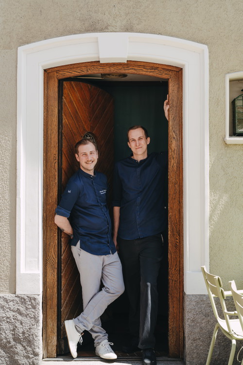 Inhaber Alex Bindig und Küchenchef Nicolai Pfisterer
